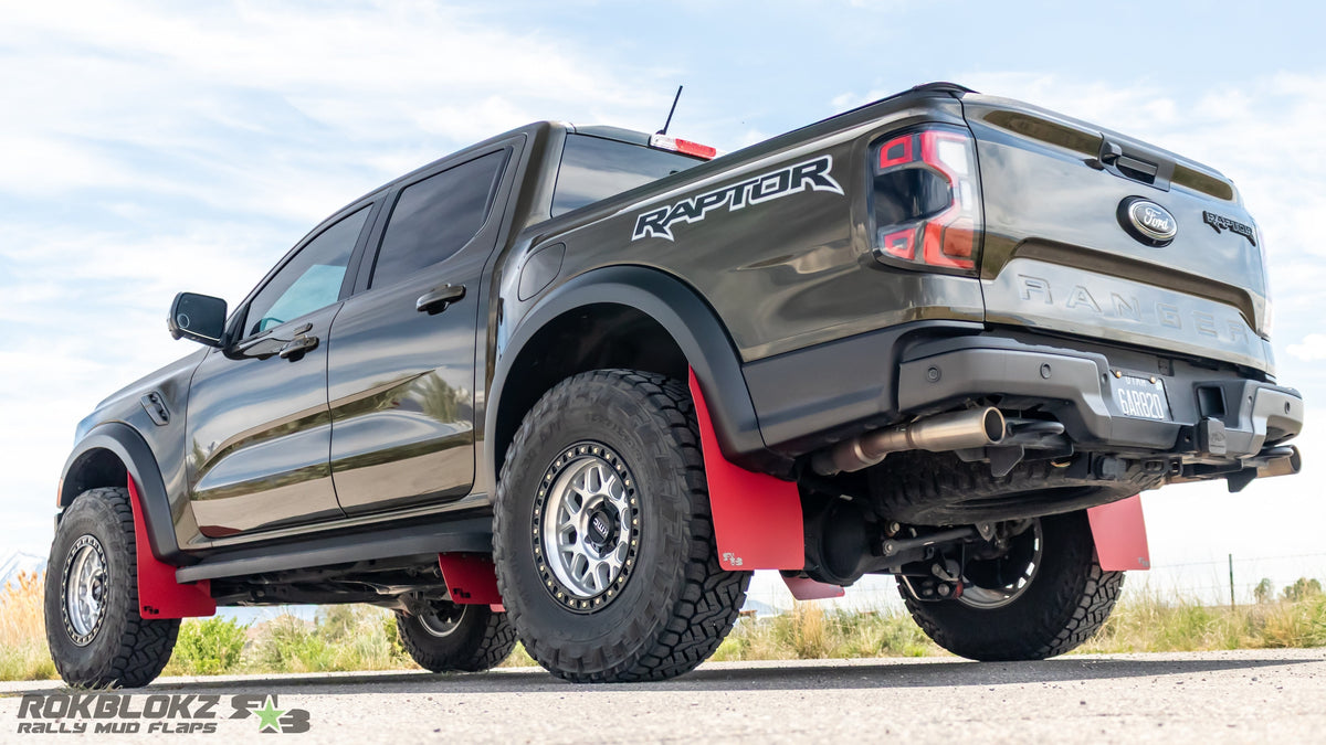 RokBlokz - Ford Ranger RAPTOR 2024+ High Clearance Mud Flaps