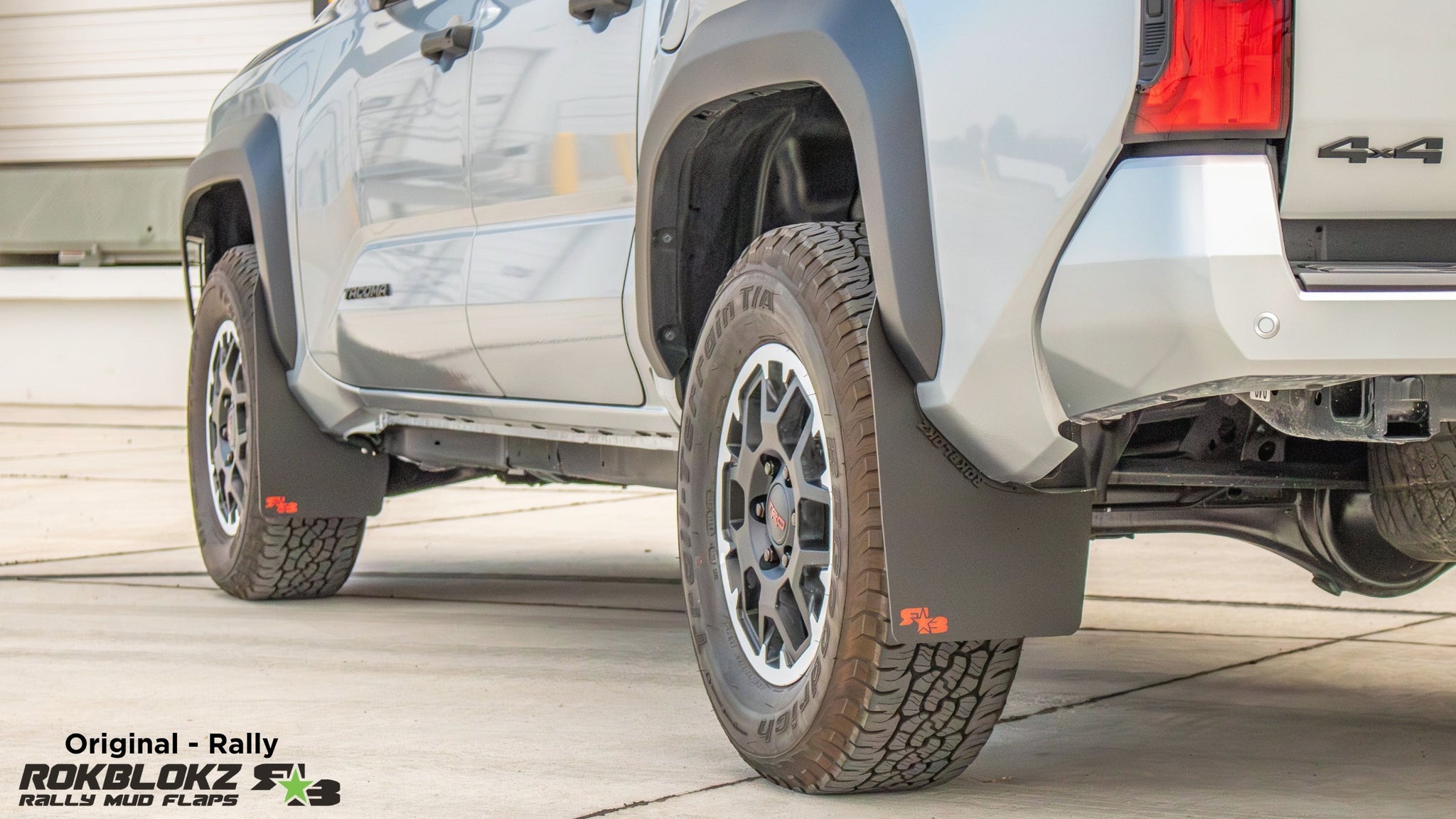 RokBlokz - Toyota Tacoma TRD Off-road (4th Gen) 2024+ Rally Mud Flaps