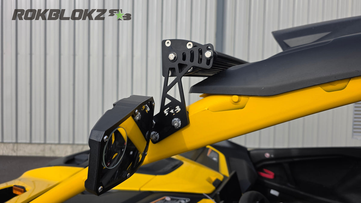 RokBlokz Can-Am Maverick R 2024+ LED Light Bar Brackets