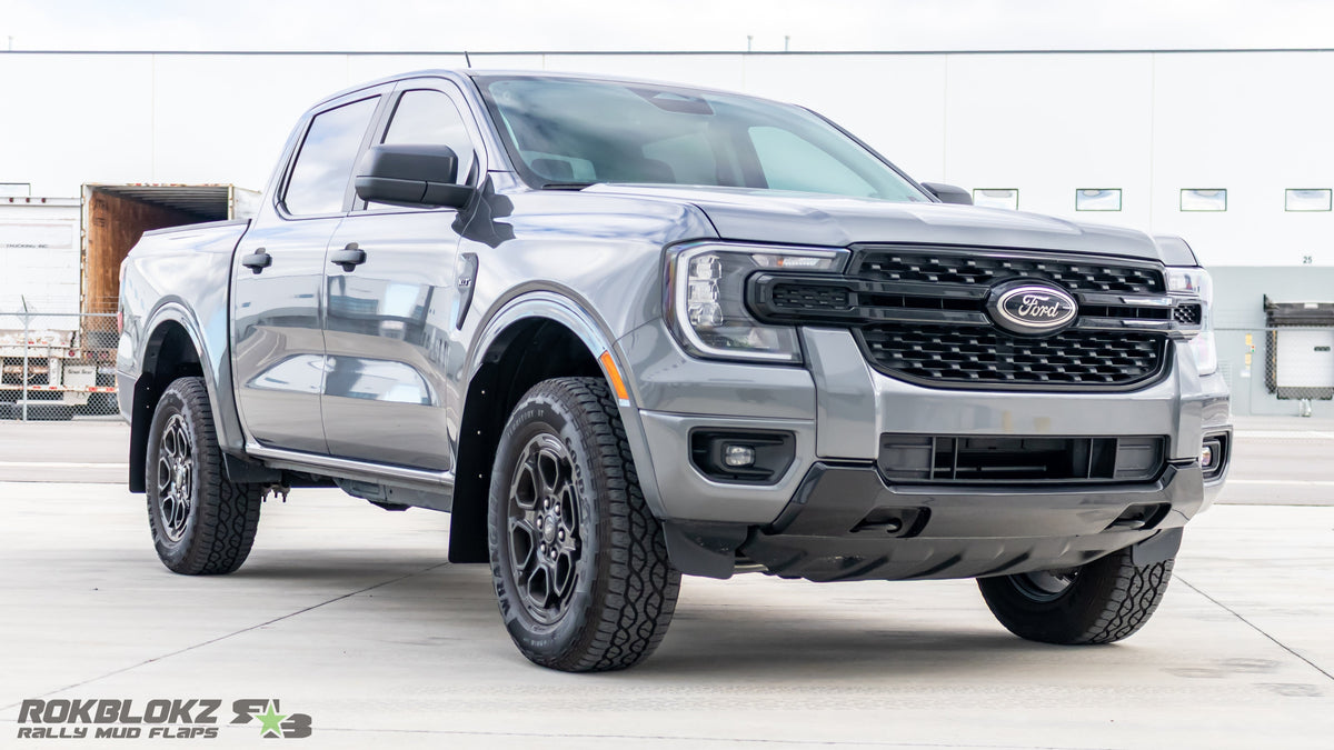 Ranger mud flap profile designed for road debris protection