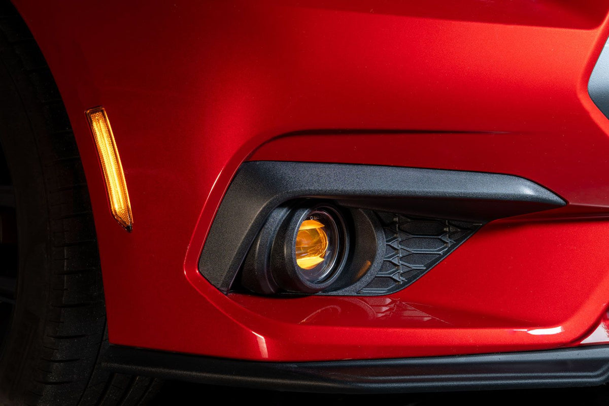 Diode Dynamics 2024 Ford Mustang EcoBoost Elite Series Add-On Fog Lamp Kit  Yellow - DD7960