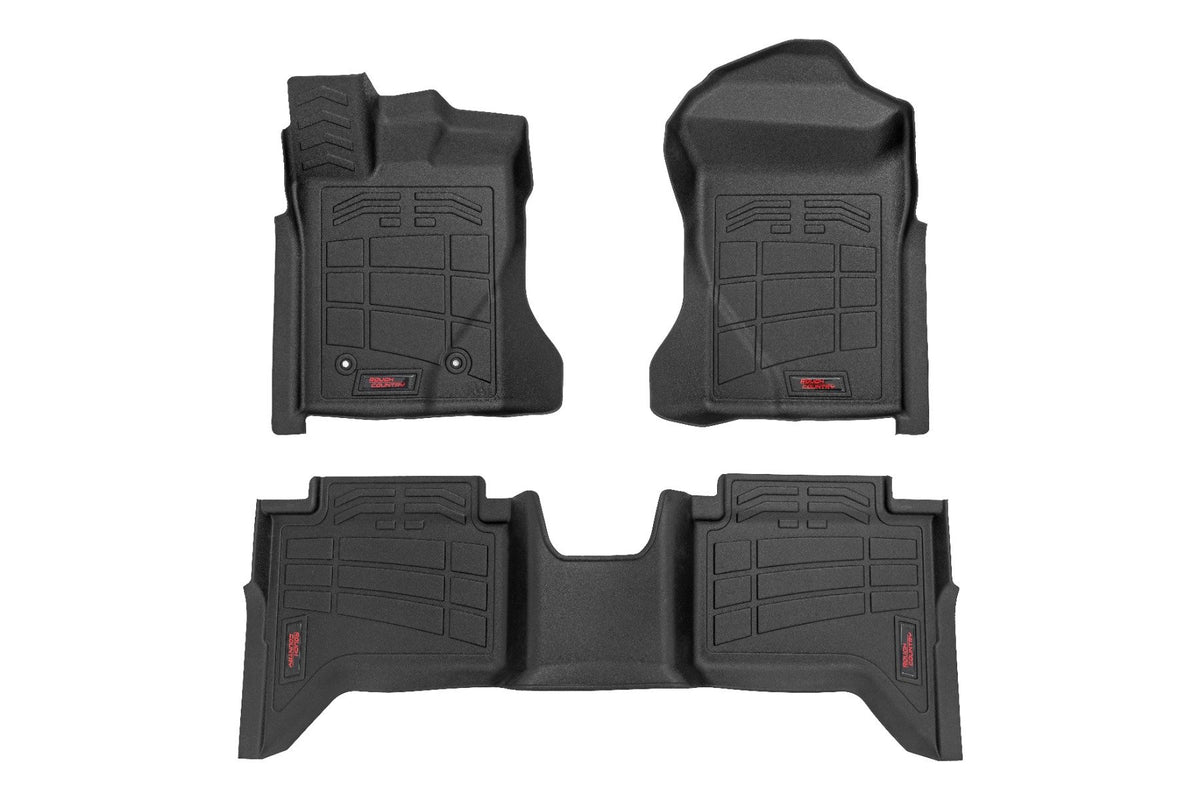 Sure-Fit Floor Mats | Front &amp; Rear | Crew | Ford Ranger 2WD/4WD (2024)