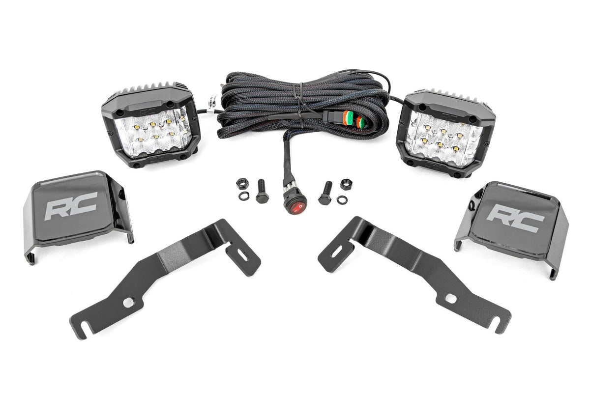 LED Light Kit | Ditch Mount |  3&quot; OSRAM | Wide | Toyota Tacoma 2WD/4WD (2024)
