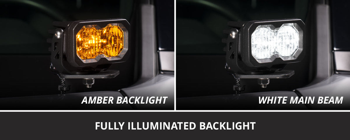 Diode Dynamics - Stage Series Backlit Ditch Light Kit for 2019-2025 Toyota RAV4 - DD8803