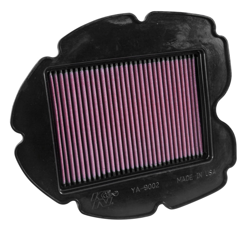 K&N 02-09 Yamaha TDM900 Replacement Air Filter - YA-9002 by K&N Engineering - front view