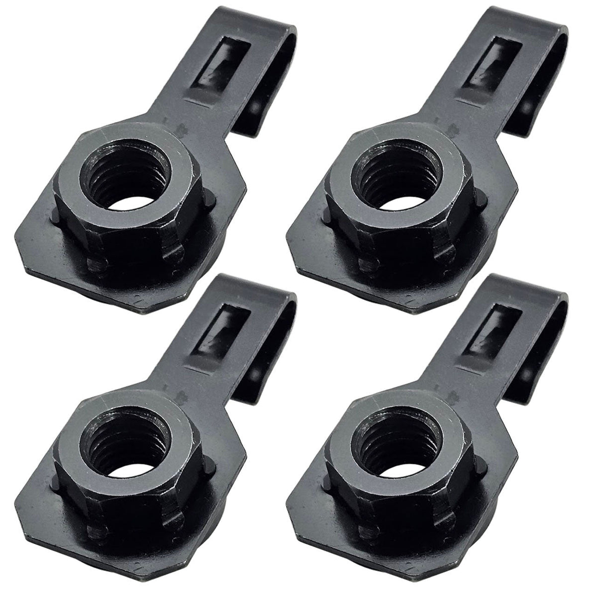 UPR - K-Member J-Nut 4pc Set (fits 79-04 Mustang) UPR - 2025-105 for 1979-2004 Ford Mustang - front view