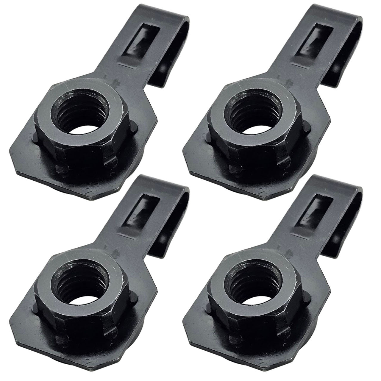 UPR - K-Member J-Nut 4pc Set (fits 79-04 Mustang) UPR - 2025-105 for 1979-2004 Ford Mustang - front view
