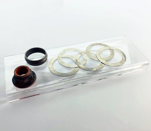 UPR - 8.8 Pinion Nut / Crush Sleeve / Shim Kit (fits 86-14 Mustang) UPR - 2025-81 for 1986-2014 Ford Mustang - front view