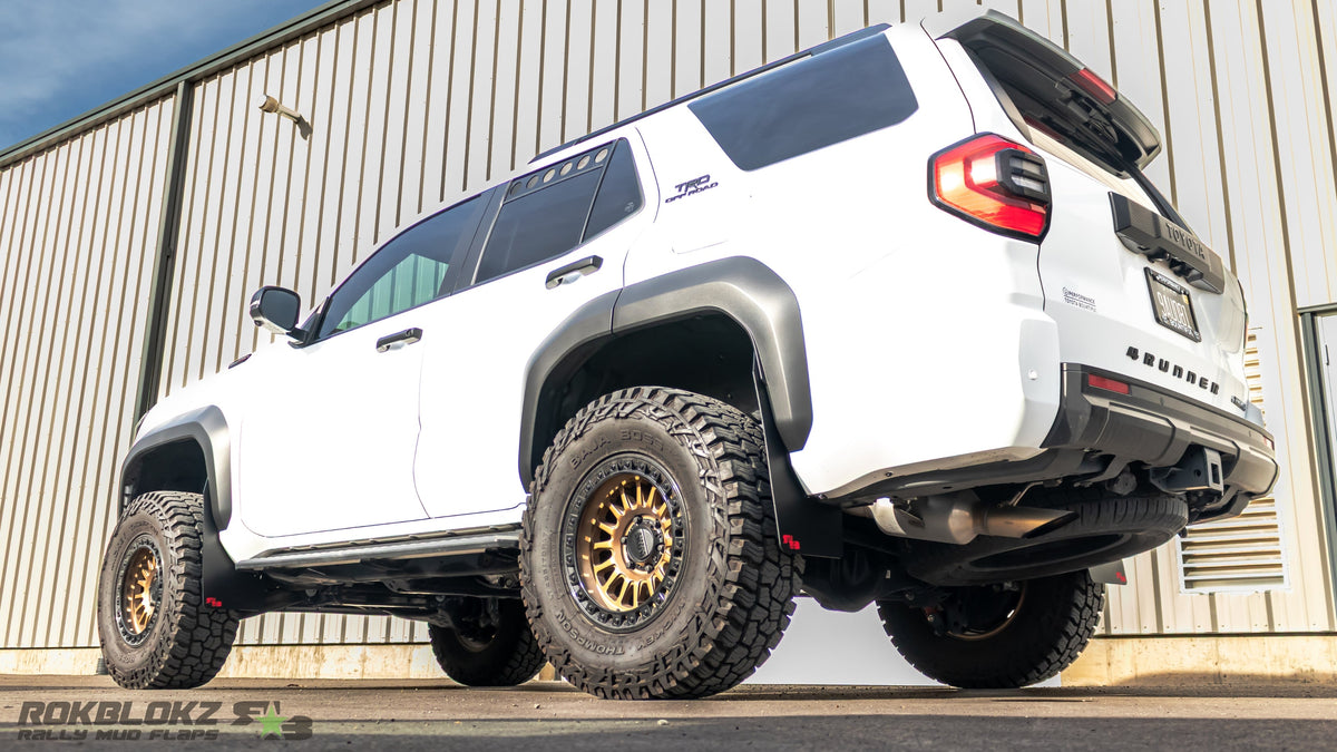 RokBlokz - Toyota 4Runner TRD Off-road (6th Gen) 2025+ Rally Mud Flaps