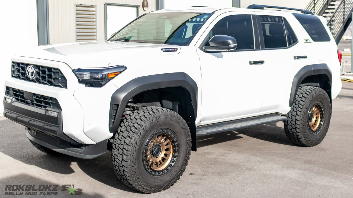 RokBlokz - Toyota 4Runner TRD Off-road (6th Gen) 2025+ Rally Mud Flaps