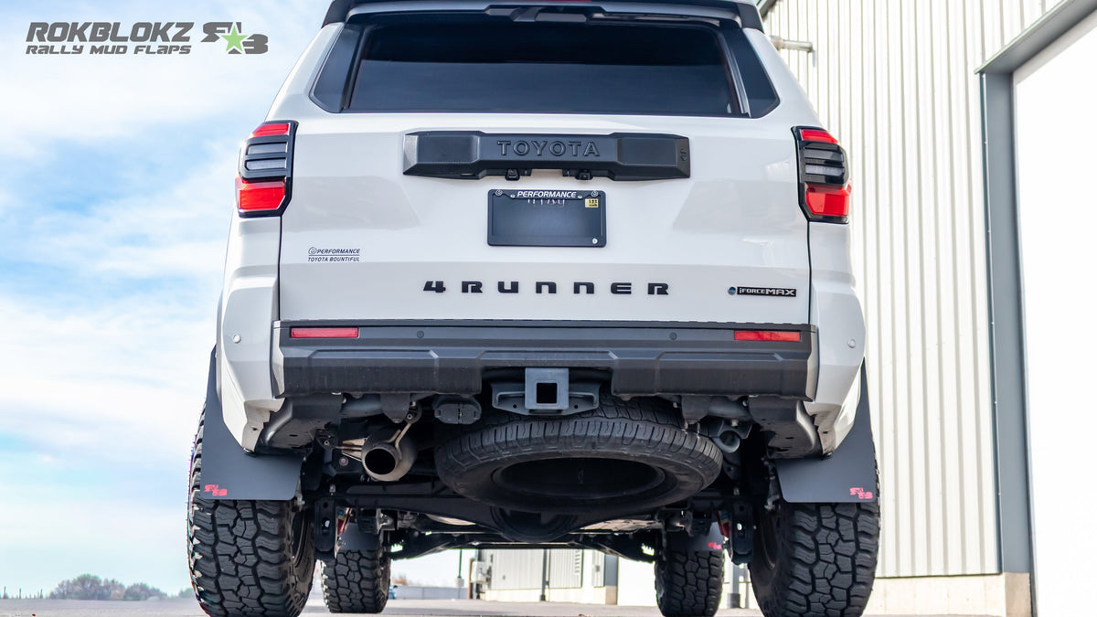 RokBlokz - Toyota 4Runner TRD Off-road (6th Gen) 2025+ Rally Mud Flaps