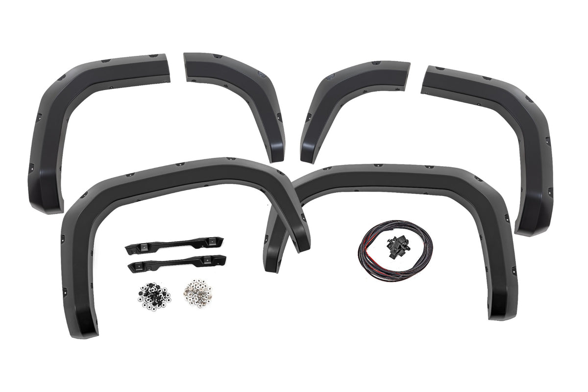 Rough Country - Fender Flares - 202 Gloss Black - Toyota 4Runner 2WD/4WD (2025) - F-T12511-202 by Rough Country - alternate v