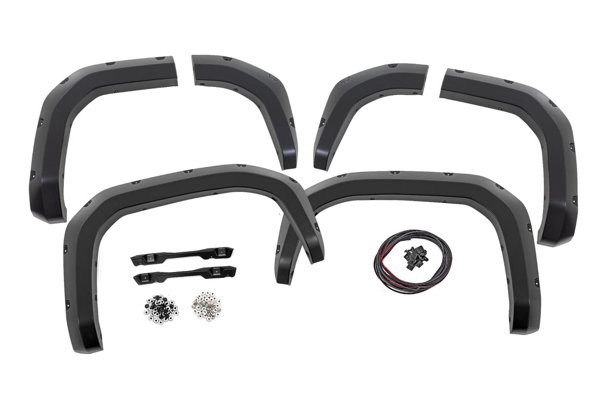 Rough Country - Fender Flares - 089 Wind Chill Pearl - Toyota 4Runner 2WD/4WD (2025) - F-T12511-089 by Rough Country - altern