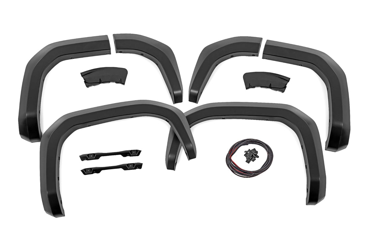 Rough Country - Fender Flares - Sport - Toyota 4Runner 2WD/4WD (2025) - S-T12511 by Rough Country - angle view