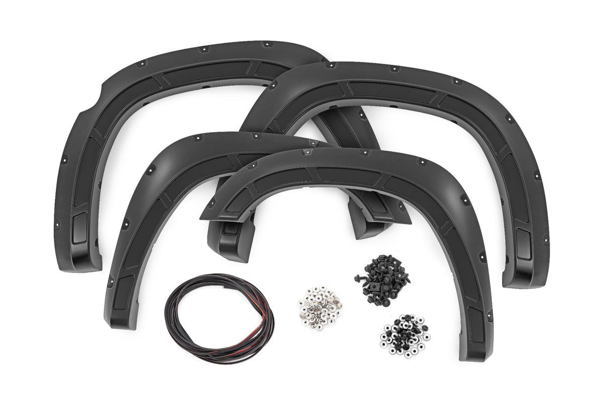 Rough Country - Fender Flares - Defender - Gloss Black - Ram 1500 2WD/4WD (2025) - A-D319205-RCGB by Rough Country - angle vi