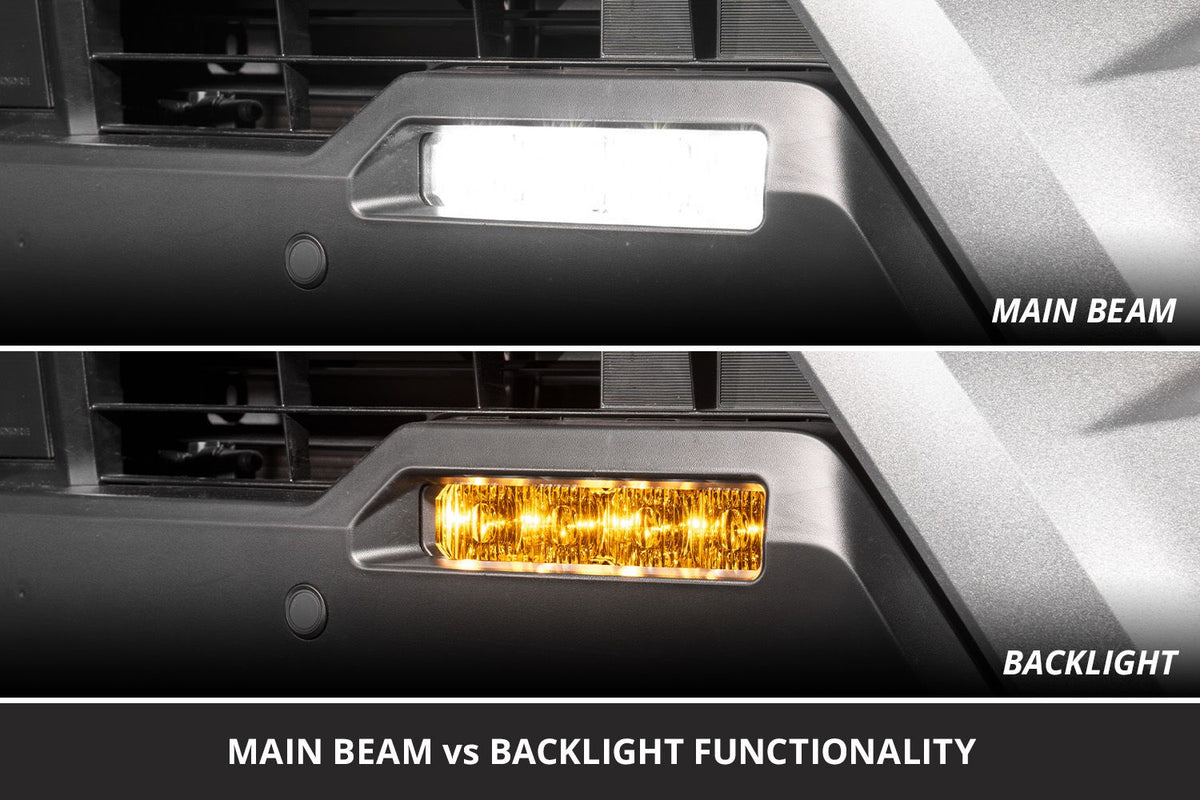 Diode Dynamics 2024-2026 Toyota Tacoma/4Runner Fog SS6 Pro LED Kit White 6000K - DD8577