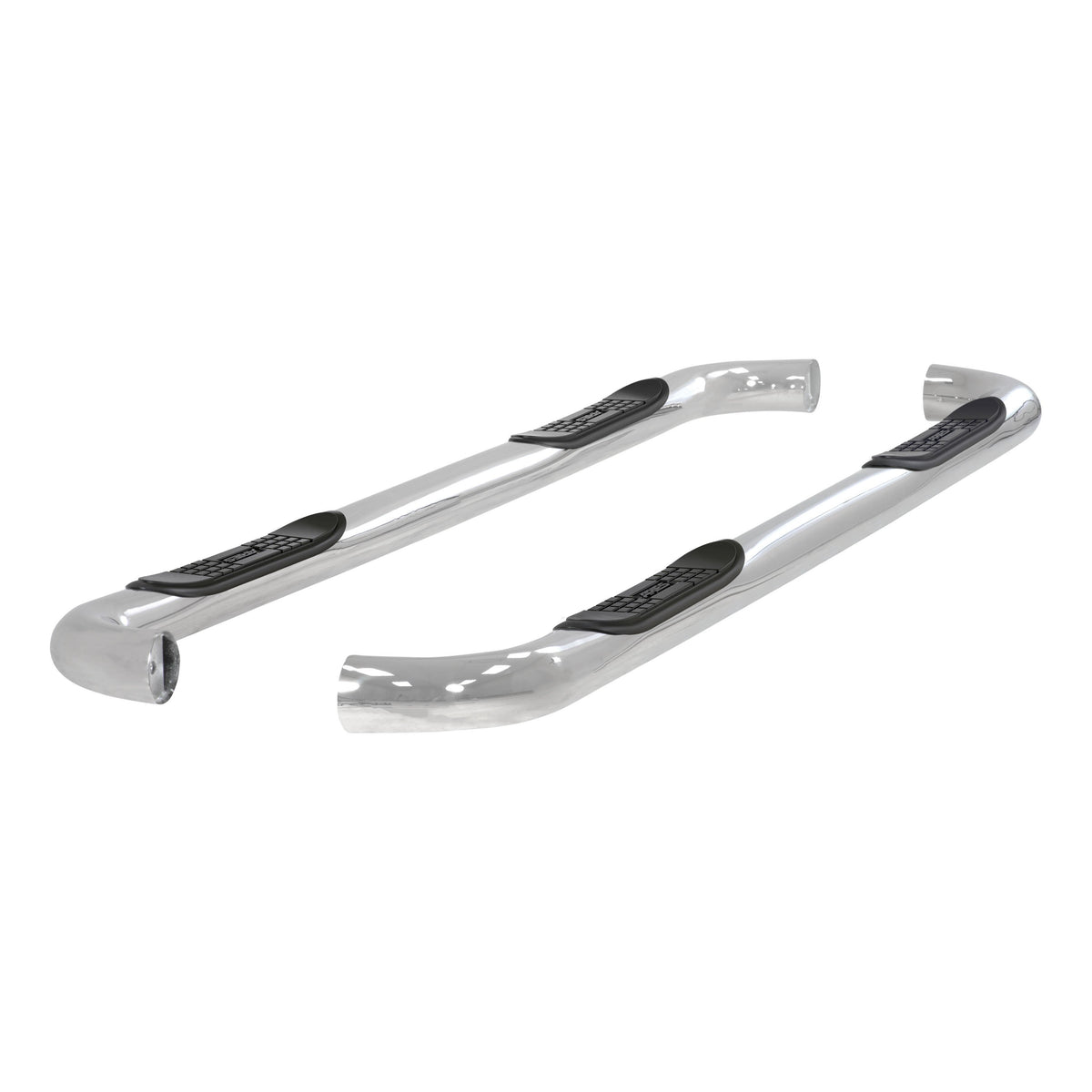 ARIES 203006-2 3-Inch Round Polished Stainless Steel Nerf Bars, No-Drill, Fits Select Ford Excursion, F-250, F-350 Super Duty