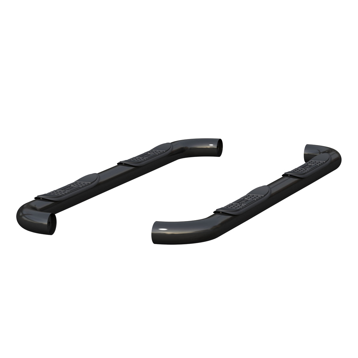 ARIES 203025 3-Inch Round Black Steel Nerf Bars, No-Drill, Fits Select Ford F-150, F-250, F-350 Super Duty