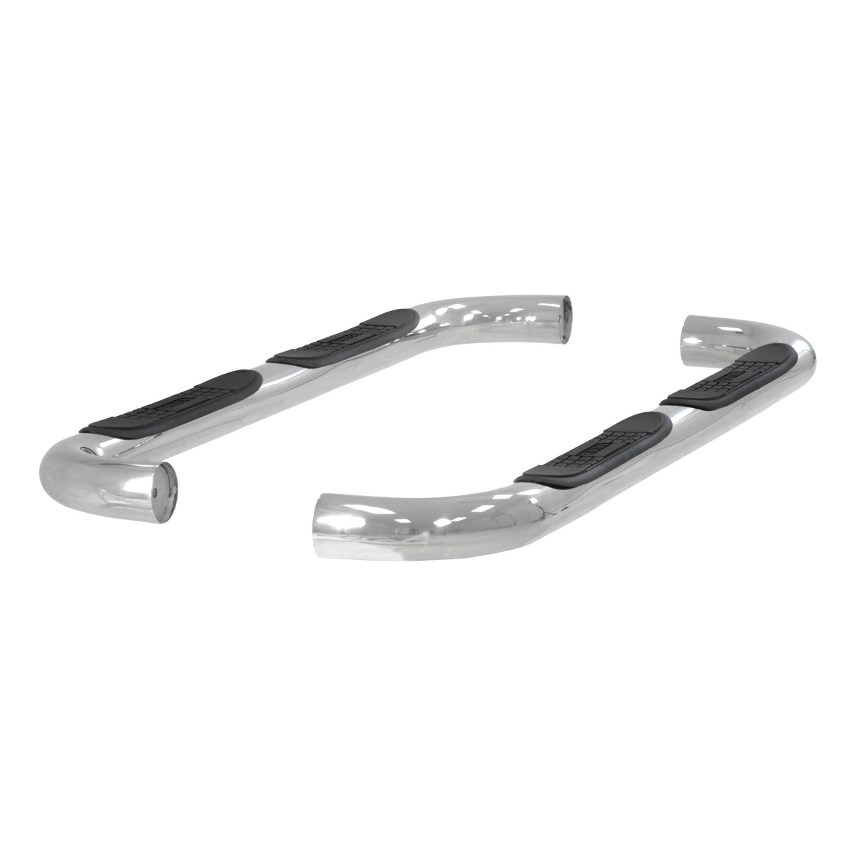 ARIES 203033-2 3-Inch Round Polished Stainless Steel Nerf Bars, No-Drill, Fits Select Mazda B-Series, Ford Ranger