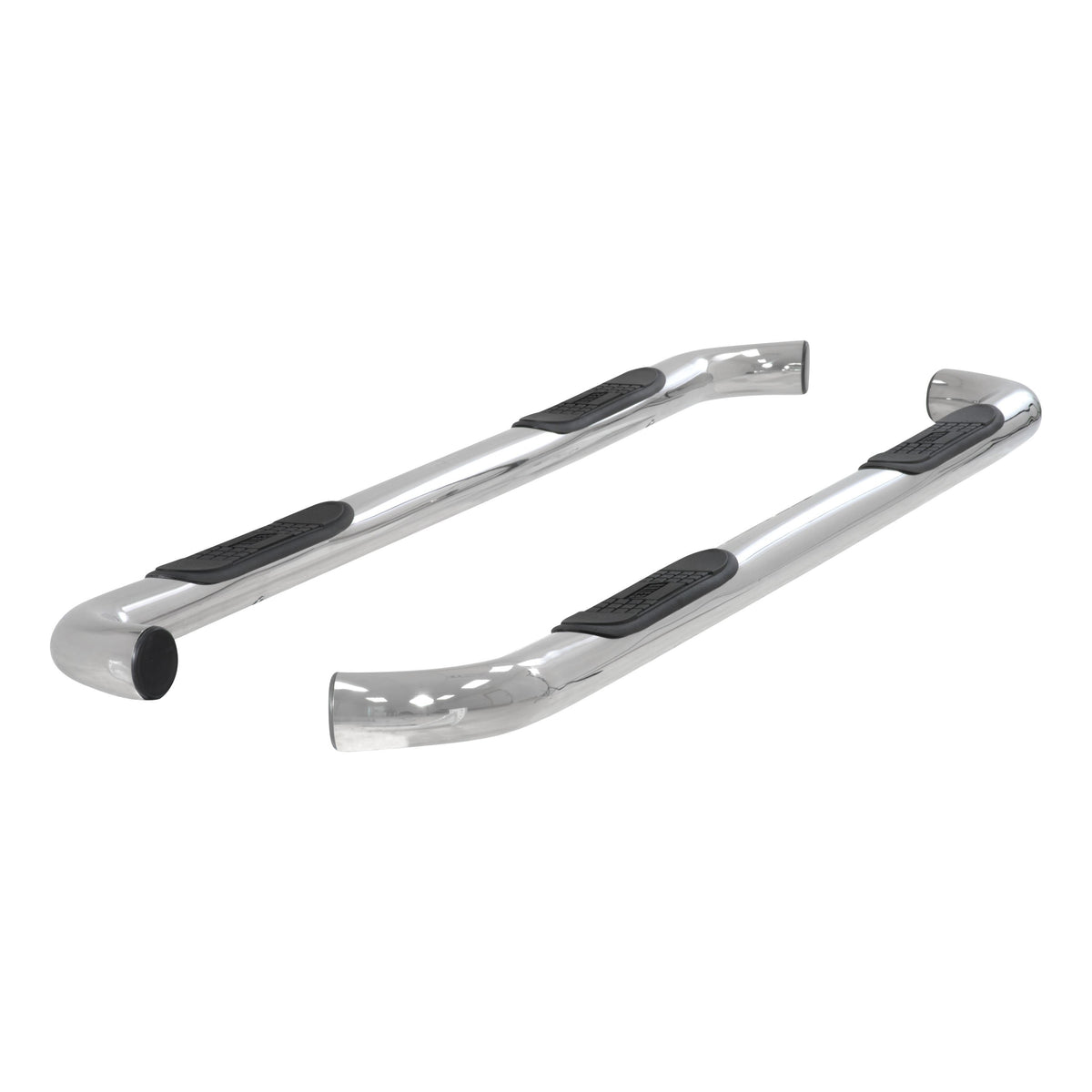 ARIES 203039-2 3-Inch Round Polished Stainless Steel Nerf Bars, No-Drill, Fits Select Ford F-150