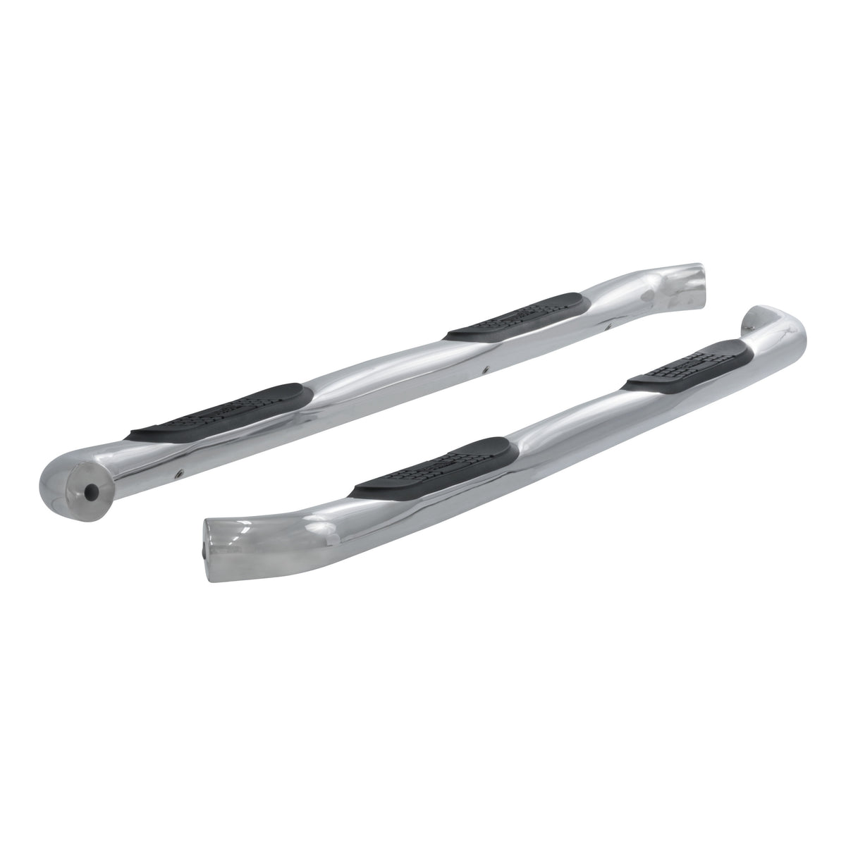 ARIES 203043-2 3-Inch Round Polished Stainless Steel Nerf Bars, No-Drill, Fits Select Ford F-150, Lightning, F-250, F-350, F-450, F-550 Super Duty