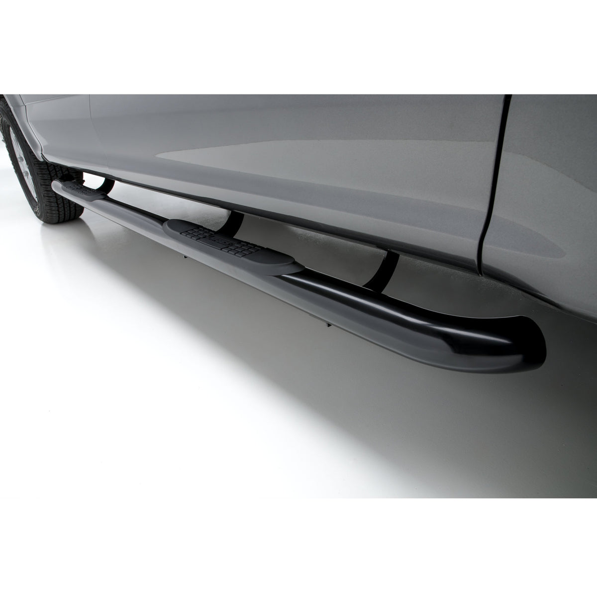ARIES 203043 3-Inch Round Black Steel Nerf Bars, No-Drill, Fits Select Ford F-150, Lightning, F-250, F-350, F-450, F-550 Super Duty