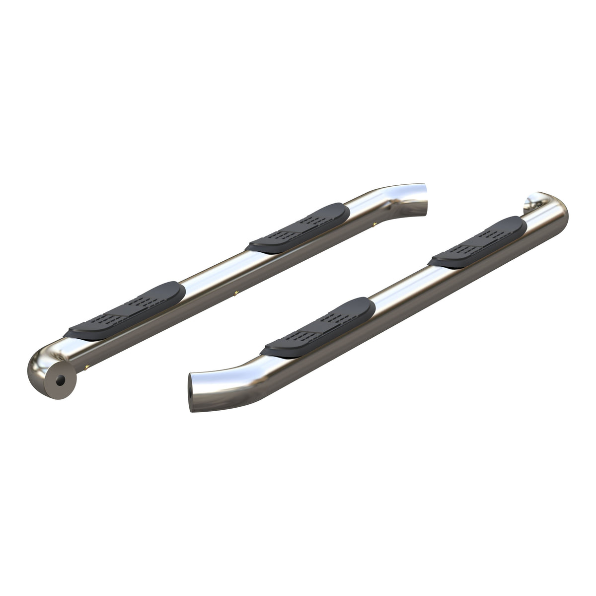 ARIES 203046-2 3-Inch Round Polished Stainless Steel Nerf Bars, No-Drill, Fits Select Ford Ranger SuperCrew