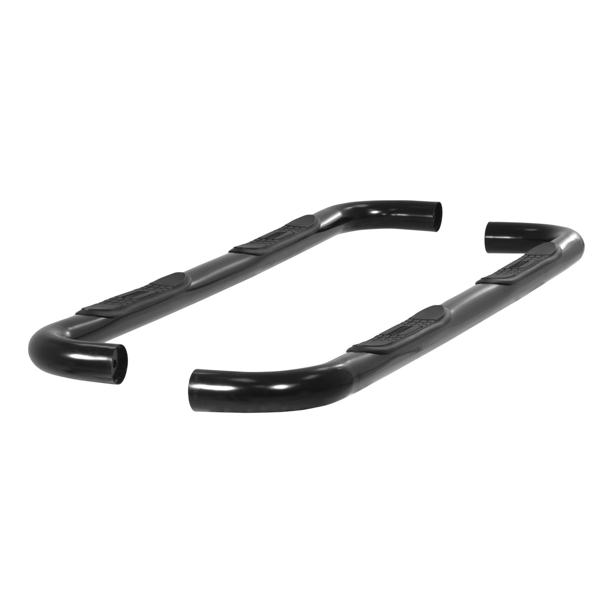 ARIES 204001 3-Inch Round Black Steel Nerf Bars, No-Drill, Fits Select Chevrolet, GMC C, K
