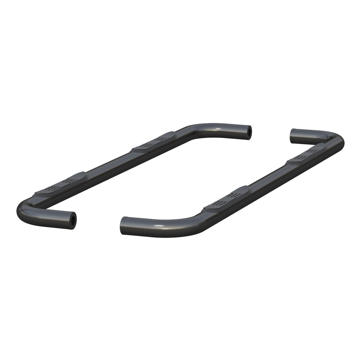 ARIES 204053 3-Inch Round Black Steel Nerf Bars, No-Drill, Fits Select Chevrolet Silverado, GMC Sierra 1500