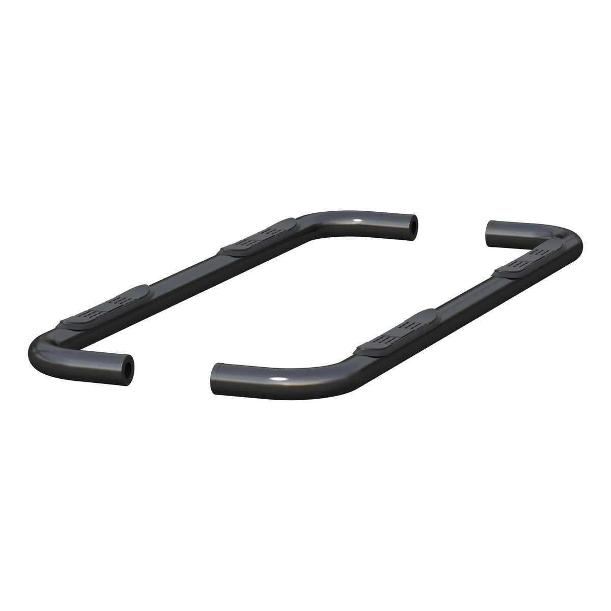 ARIES 204054 3-Inch Round Black Steel Nerf Bars, No-Drill, Fits Select Chevrolet Silverado, GMC Sierra 1500 Extended Cab