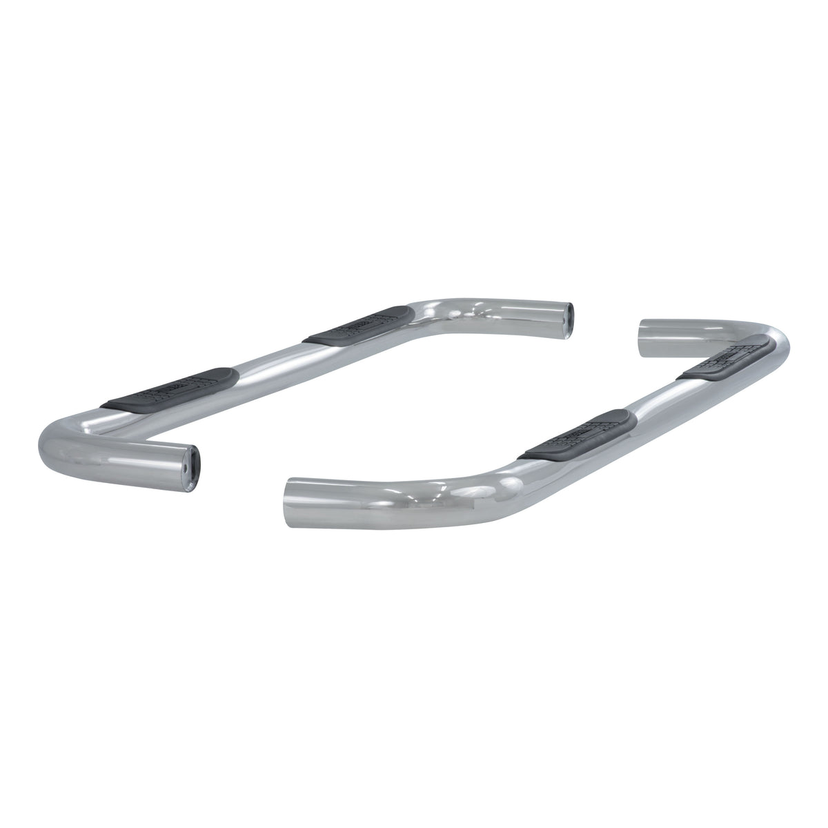 ARIES 205008-2 3-Inch Round Polished Stainless Steel Nerf Bars, No-Drill, Fits Select Dodge Ram 1500, 2500, 3500