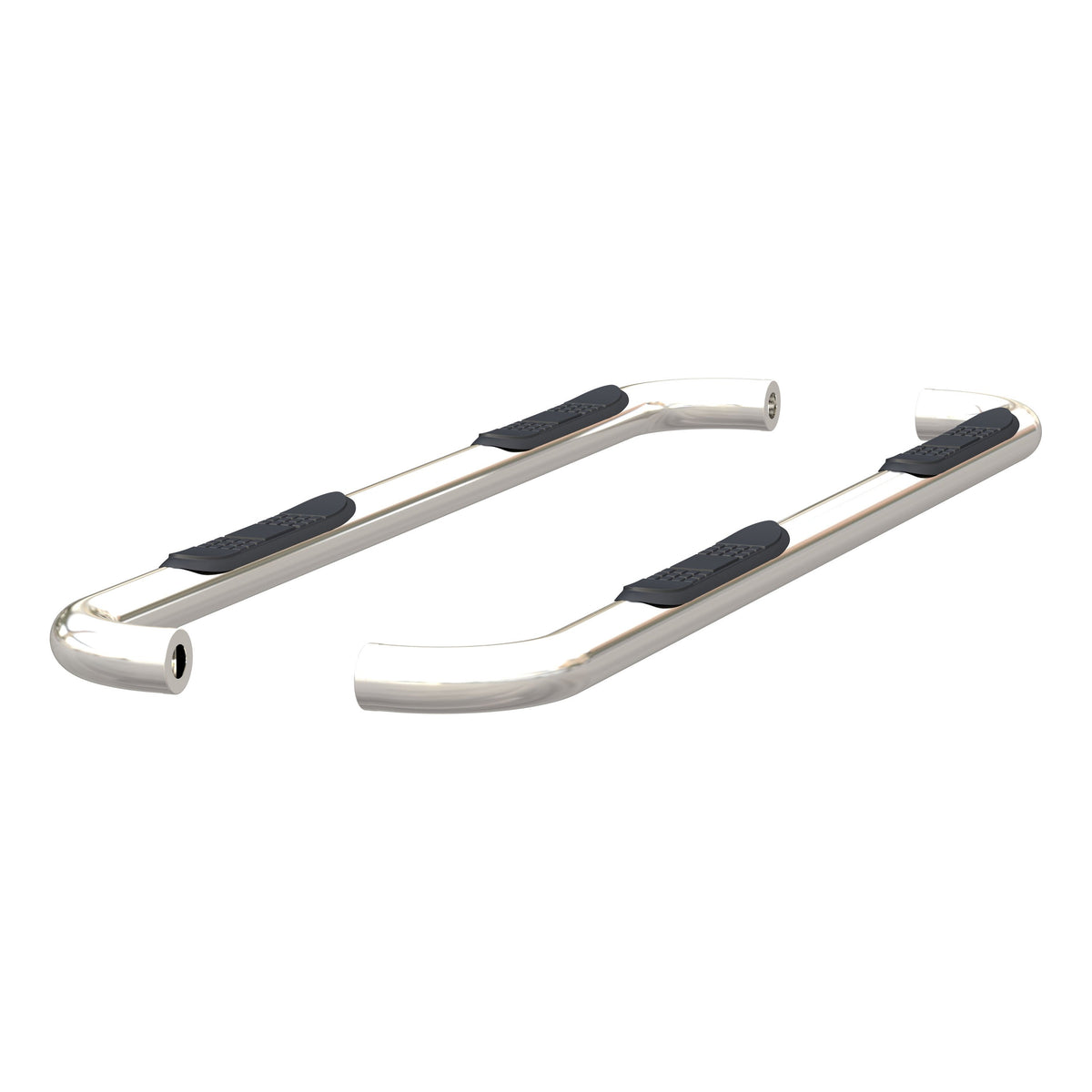 ARIES 205045-2 3-Inch Round Polished Stainless Steel Nerf Bars, No-Drill, Fits Select Ram 1500