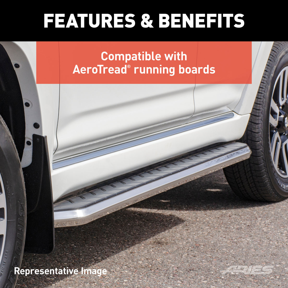 ARIES 2051154 Mounting Brackets for AeroTread