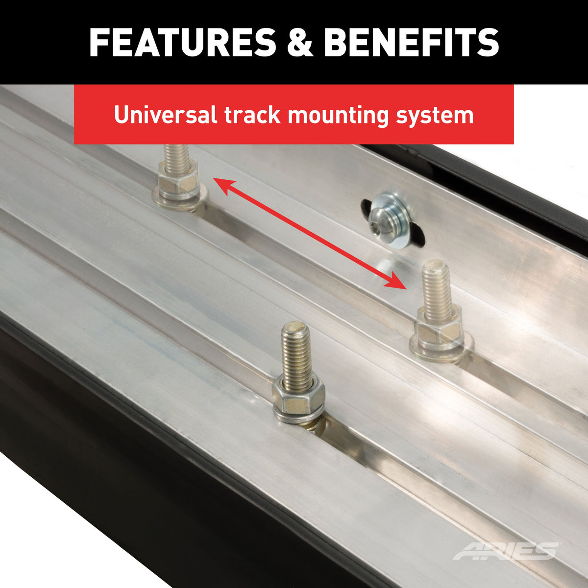 ARIES 2051870 AeroTread 5" x 70" Polished Stainless Running Boards (No Brackets)