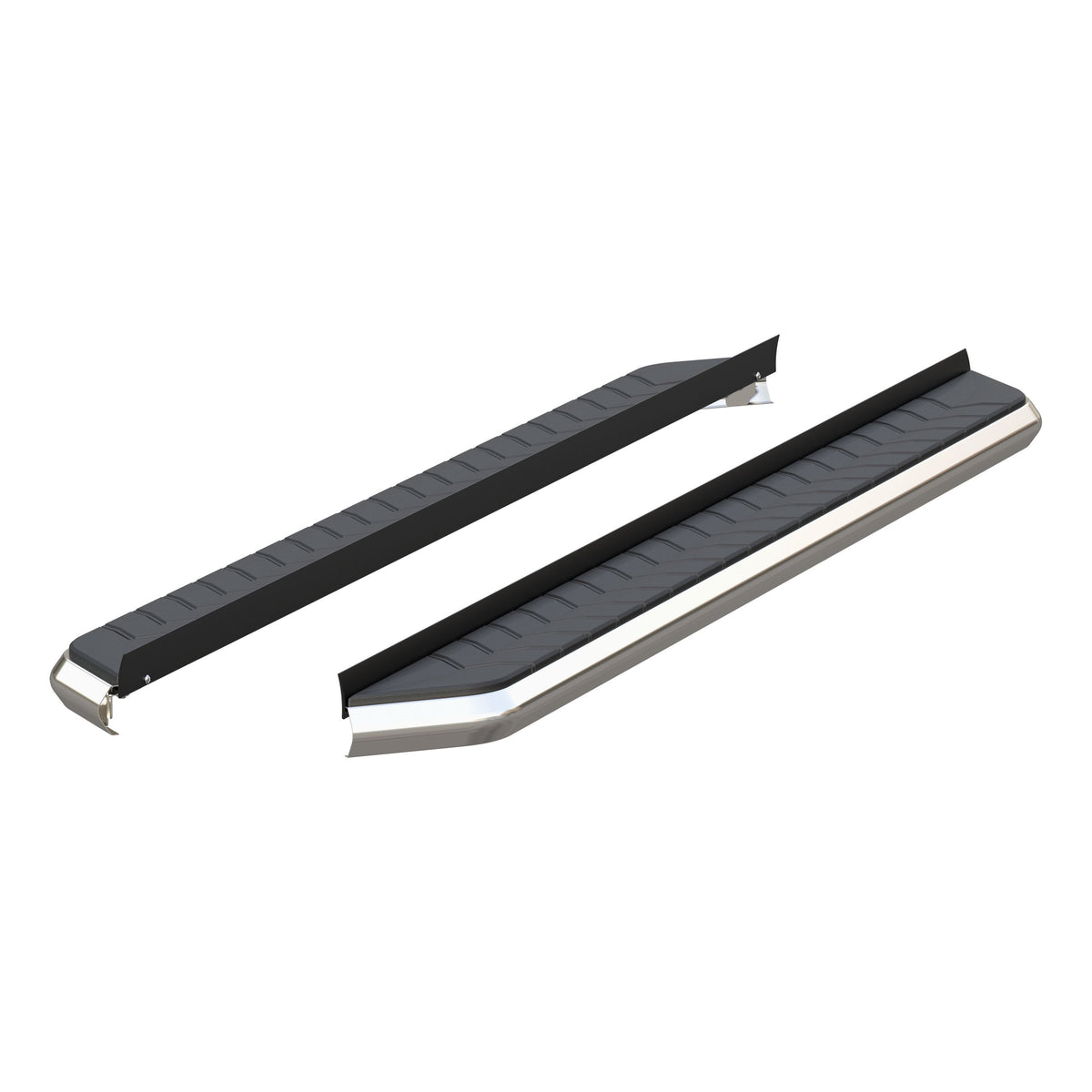ARIES 2051873 AeroTread 5" x 73" Polished Stainless Running Boards (No Brackets)