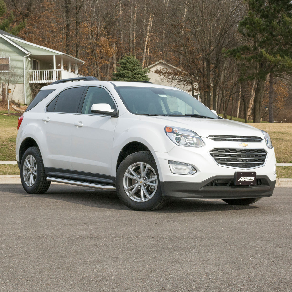 ARIES 2051873 AeroTread 5" x 73" Polished Stainless Running Boards (No Brackets)