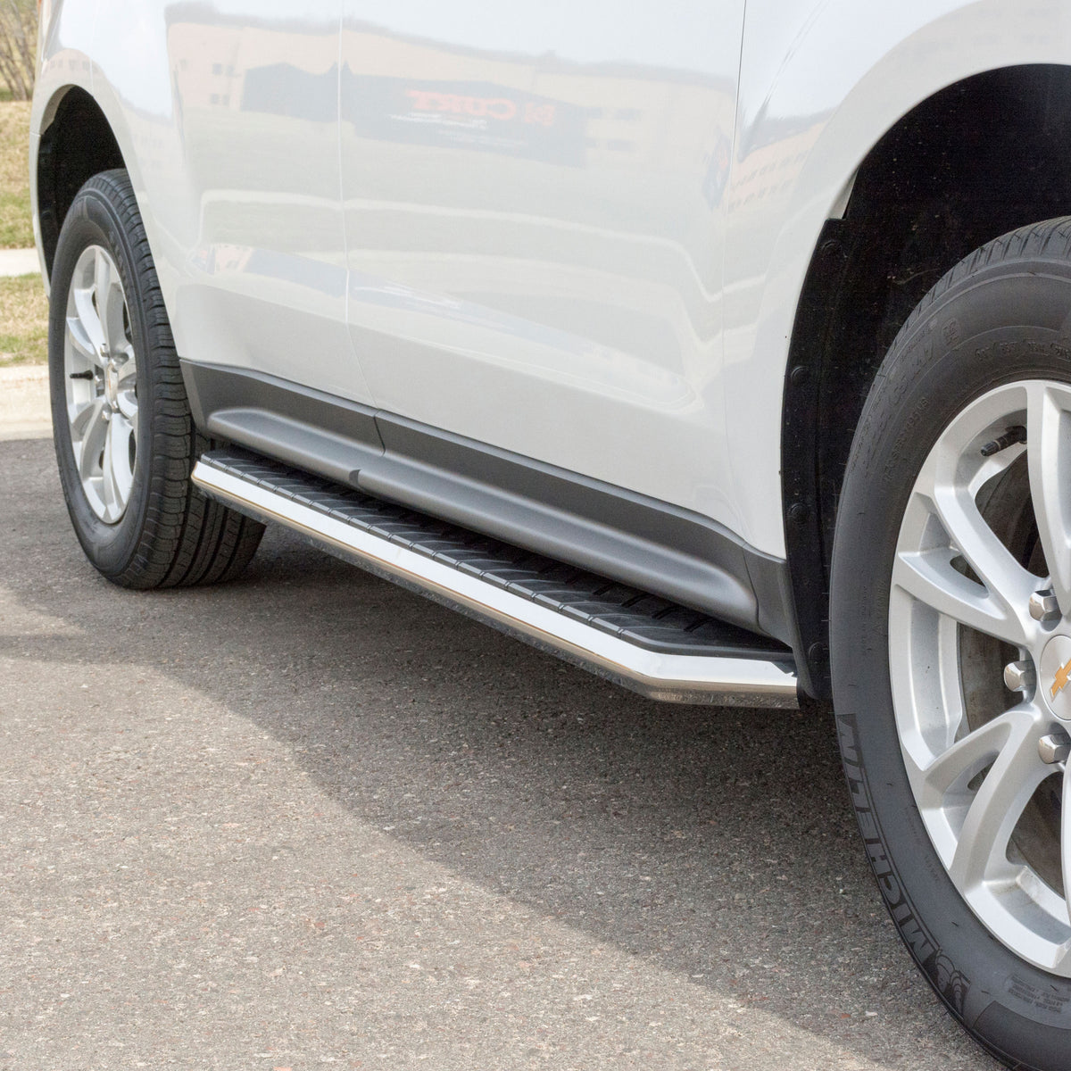 ARIES 2051873 AeroTread 5" x 73" Polished Stainless Running Boards (No Brackets)