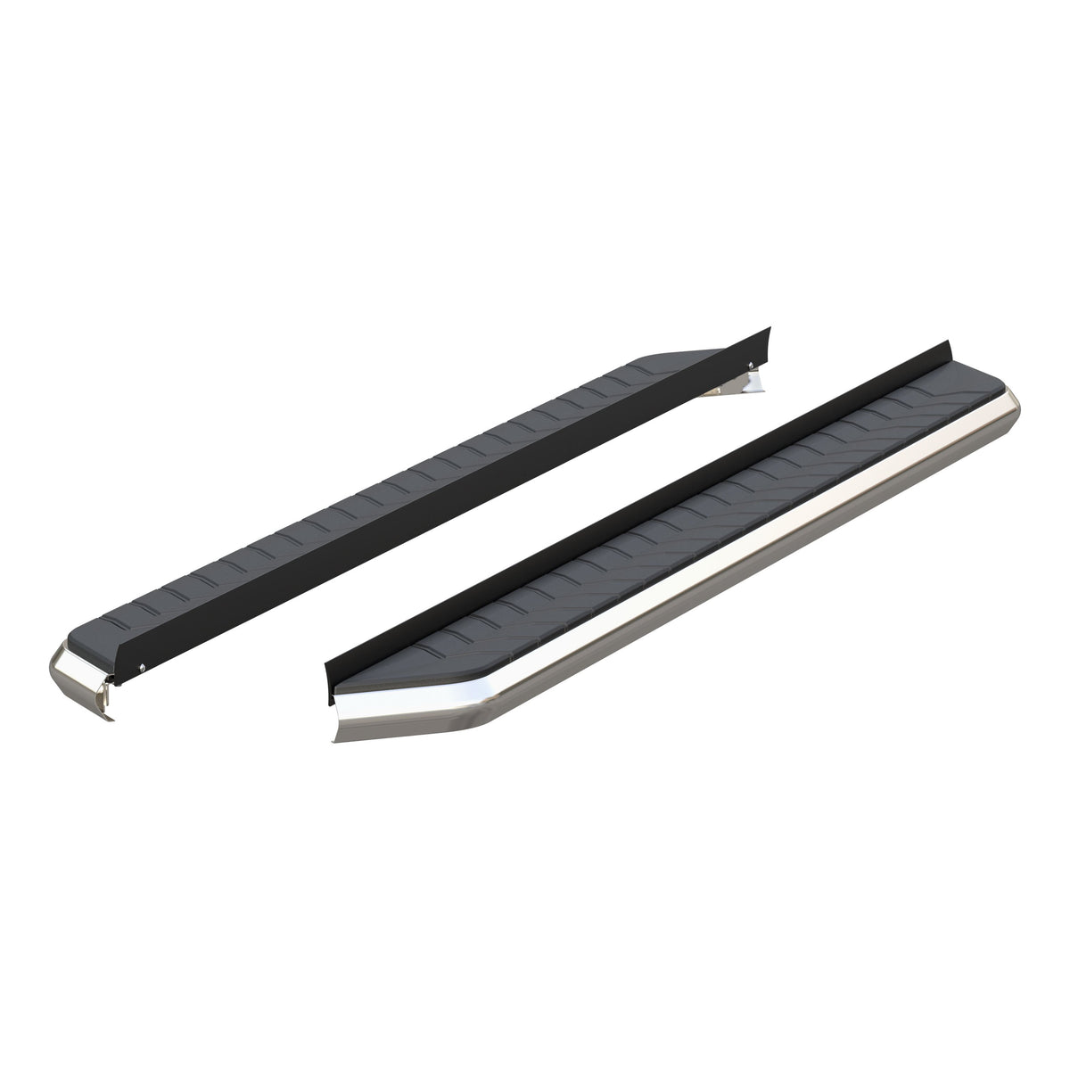 ARIES 2051876 AeroTread 5" x 76" Polished Stainless Running Boards (No Brackets)