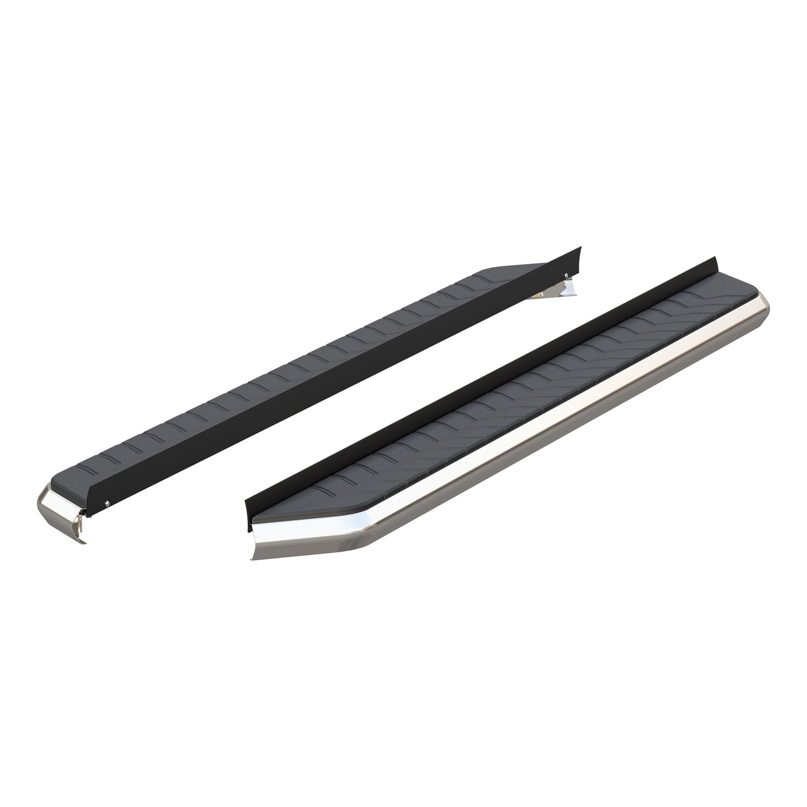 ARIES 2051876 AeroTread 5" x 76" Polished Stainless Running Boards (No Brackets)