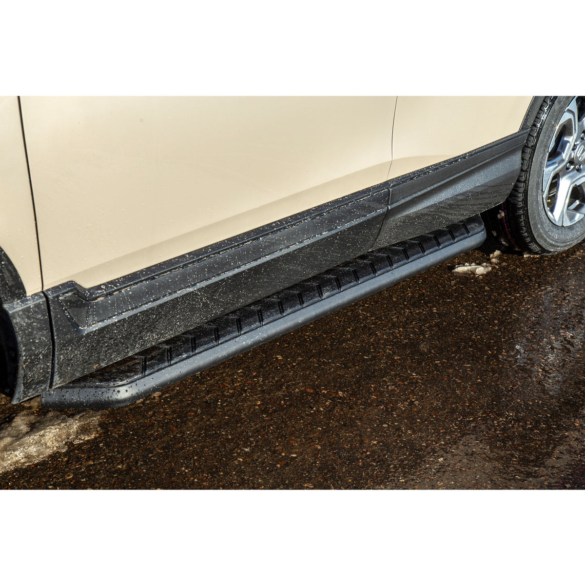 ARIES 2051967 AeroTread 5" x 67" Black Stainless Running Boards (No Brackets)