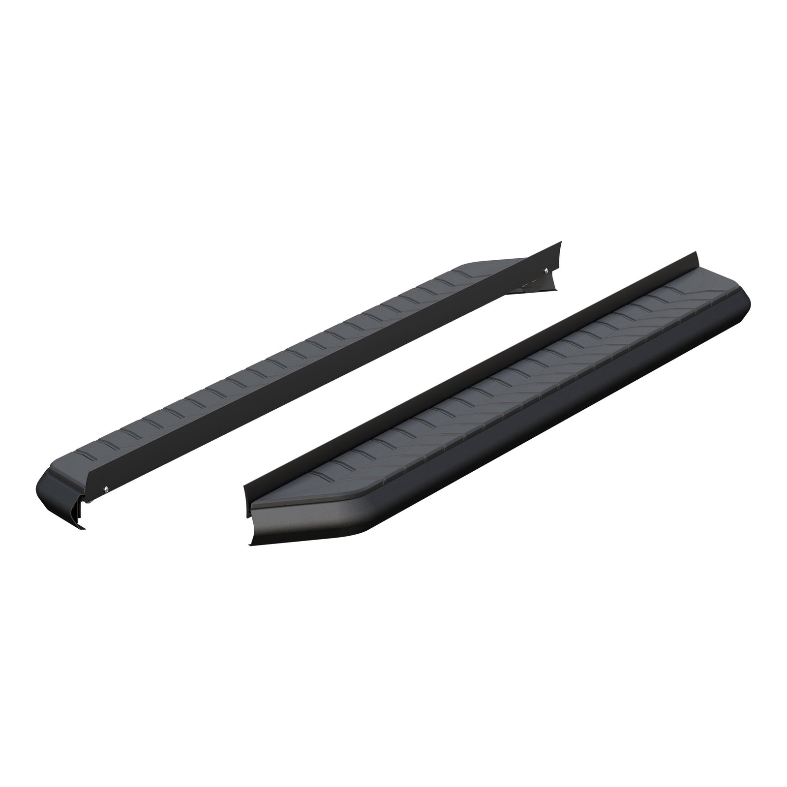 ARIES 2051973 AeroTread 5" x 73" Black Stainless Running Boards (No Brackets)
