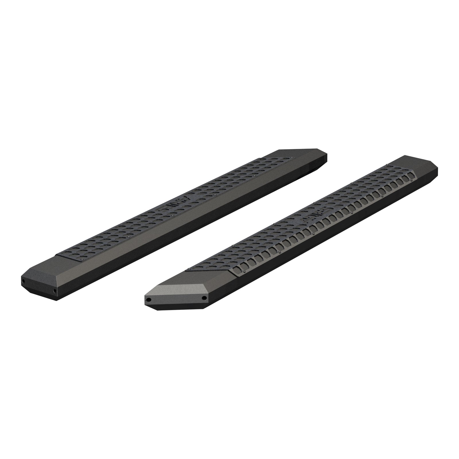 ARIES 2055975 AdvantEDGE 5-1/2" x 75" Black Aluminum Side Bars (No Brackets)
