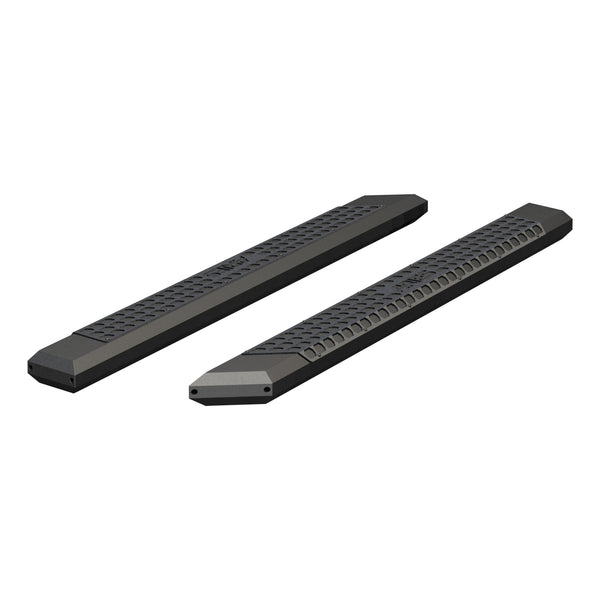 ARIES 2055975 AdvantEDGE 5-1/2" x 75" Black Aluminum Side Bars (No Brackets)