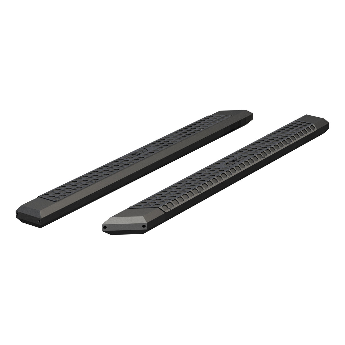 ARIES 2055985 AdvantEDGE 5-1/2" x 85" Black Aluminum Side Bars (No Brackets)