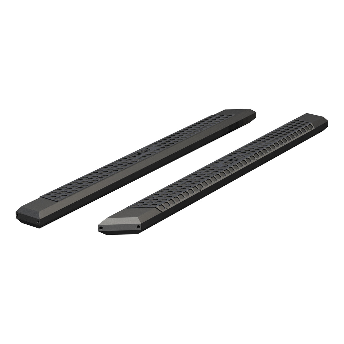ARIES 2055991 AdvantEDGE 5-1/2" x 91" Black Aluminum Side Bars (No Brackets)