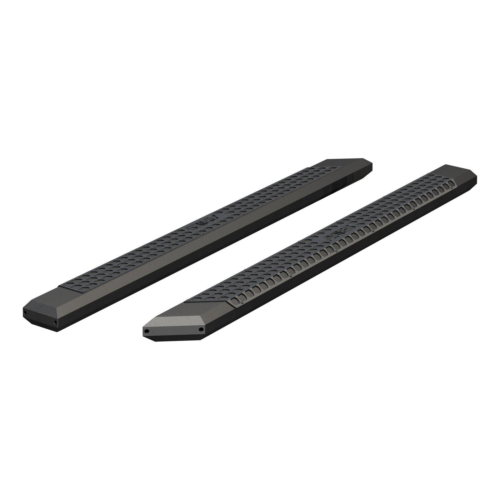 ARIES 2055991 AdvantEDGE 5-1/2" x 91" Black Aluminum Side Bars (No Brackets)