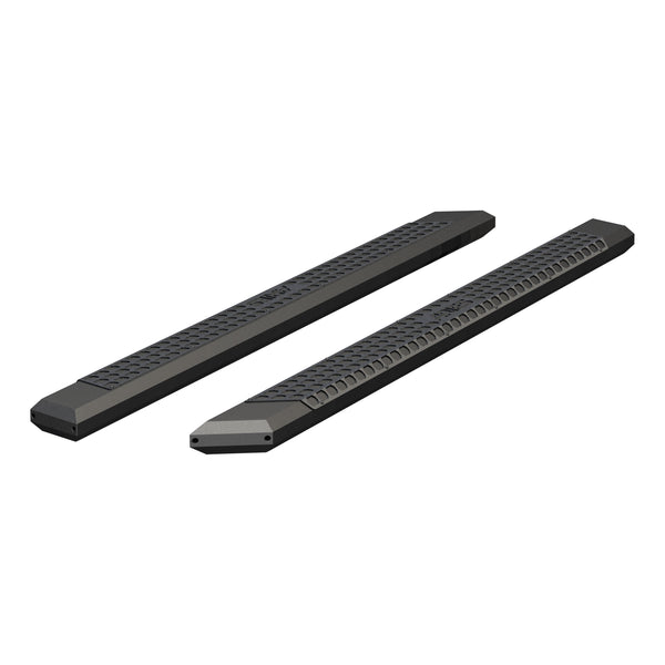 ARIES 2055991 AdvantEDGE 5-1/2" x 91" Black Aluminum Side Bars (No Brackets)