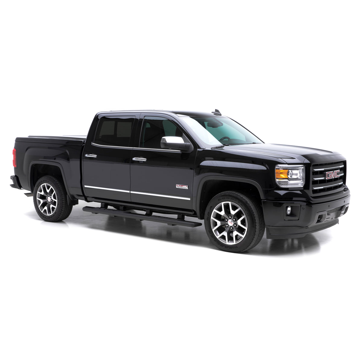 ARIES 2057985 AscentStep 5-1/2" x 85" Black Steel Running Boards (No Brackets)