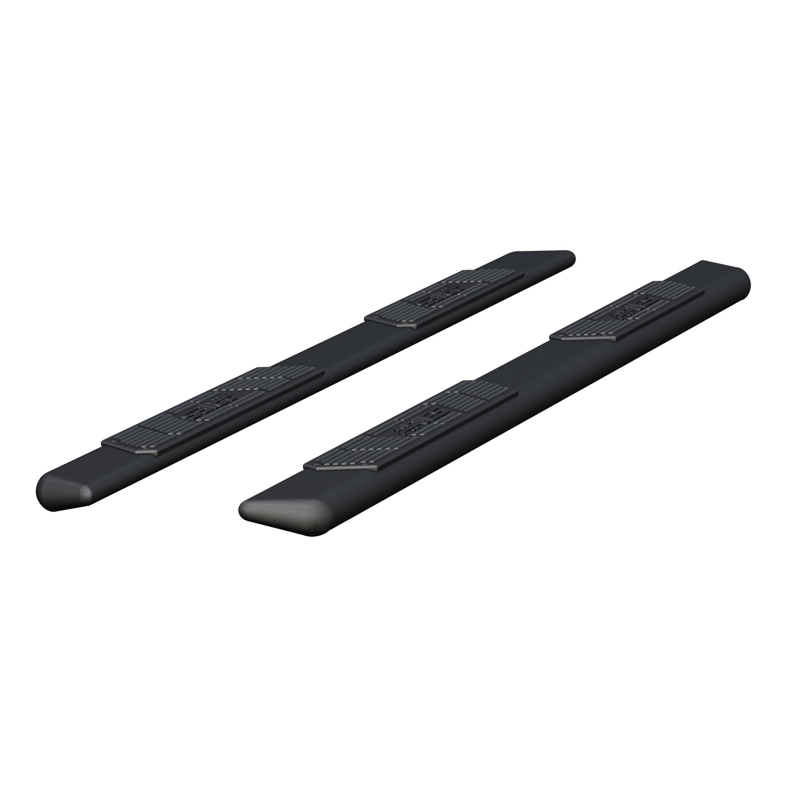 ARIES 2057991 AscentStep 5-1/2" x 91" Black Steel Running Boards (No Brackets)