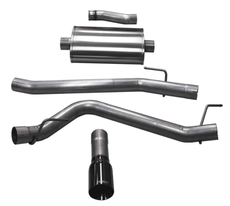 Corsa 2020-2024 Jeep Gladiator JT 3.6L Single Side Exit Cat-Back Exhaust w/ Single 4in PolishedTip - 21060